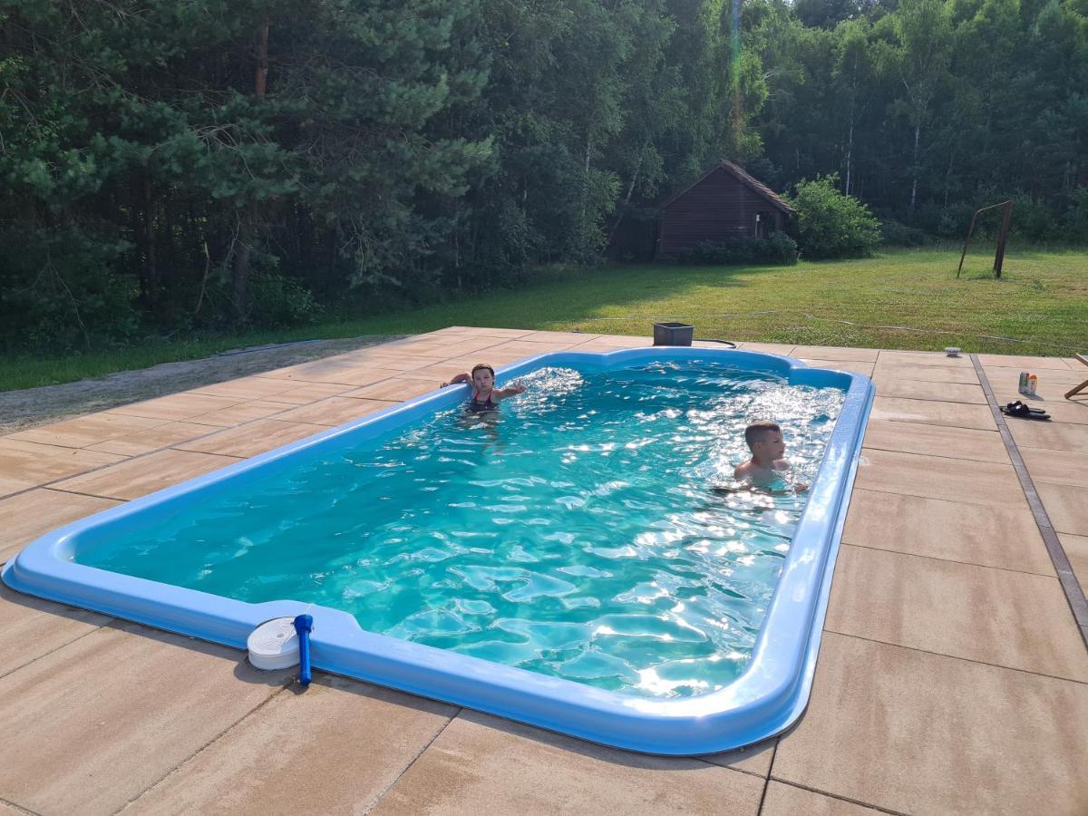Dworek Ogrodniki, Caloroczny Dom Na Wylacznosc, Basen, Sauna, Las, Staw Rybny, Altana Grillowa, Ognisko, Pianino, Kominek, Piec Chlebowy, Duza Ogrodzona Posesja Tuczna Exteriör bild