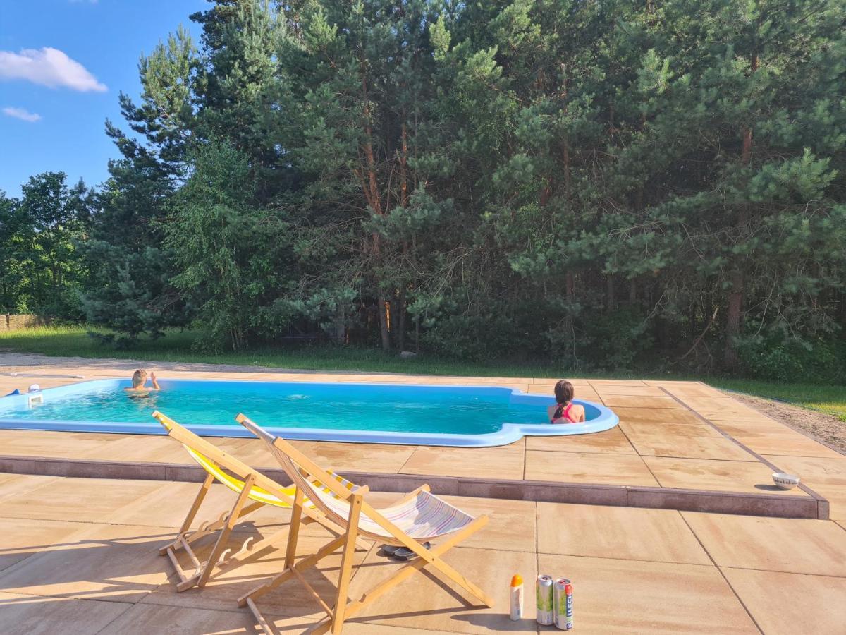 Dworek Ogrodniki, Caloroczny Dom Na Wylacznosc, Basen, Sauna, Las, Staw Rybny, Altana Grillowa, Ognisko, Pianino, Kominek, Piec Chlebowy, Duza Ogrodzona Posesja Tuczna Exteriör bild